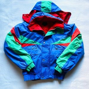 Killy France Vintage Retro Multicolored Ski Snow Winter Jacket